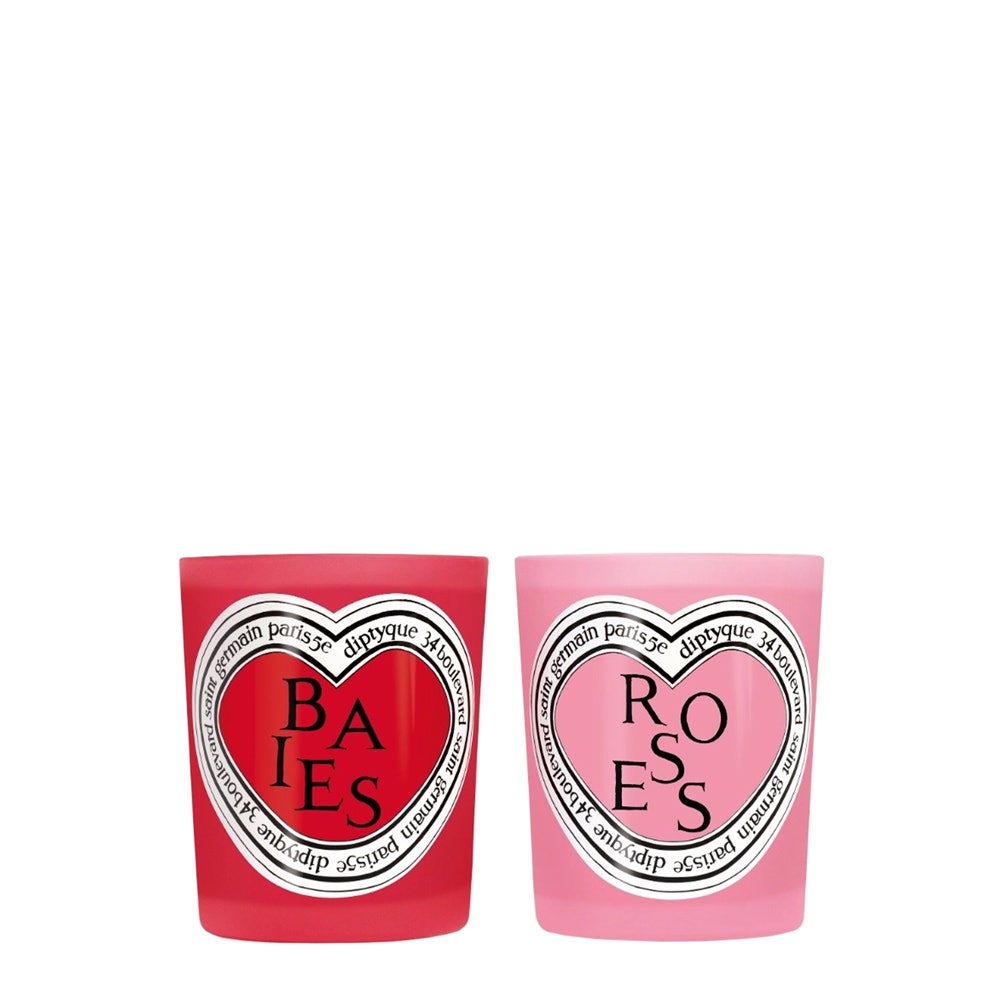 Diptyque Baies & Roses Valentine Candle Set 2024 | 50 ml