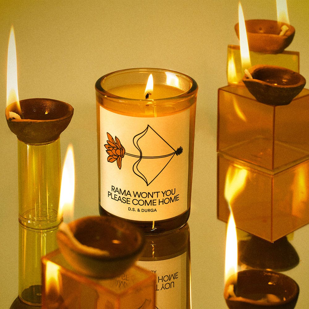 Rama Won't You Please Come Home Candle - Thumbnail 3