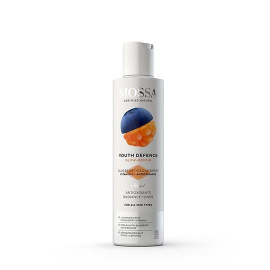 Mossa - Youth Defence Antioxidants Radiance Toner 200 ml - Tonico Viso Illuminante Per Tutti I Tipi Di Pelle