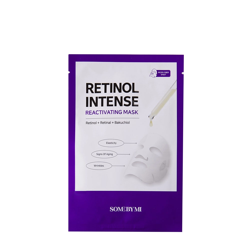 Some by Mi - Retinol Intense Reactivating Mask 1 X - Maschera Viso Anti Età Per Tutti I Tipi Di Pelle